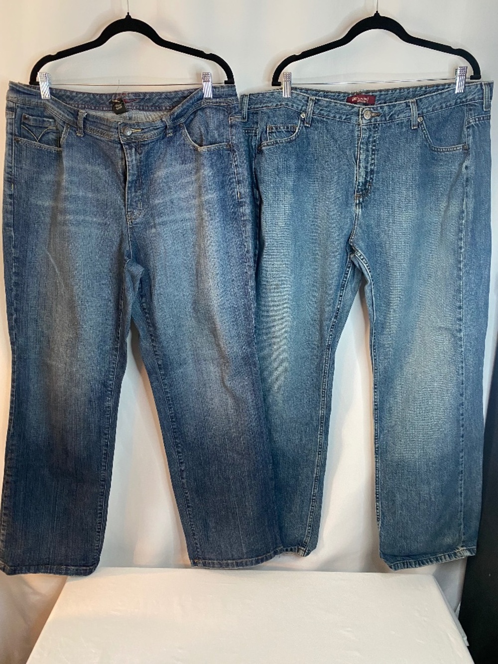 2 Pairs of Women's Plus Size Jeans
